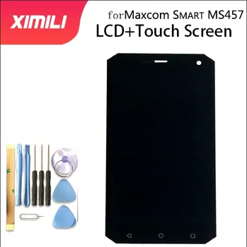 Originalus 5INCH Už Maxcom SMART MS457 LCD Ekranas Jutiklinis Ekranas skaitmeninis keitiklis Surinkimo dalys