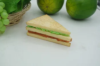 Dirbtinių Dekoracijų Maisto produktų PU Modeliavimas Sandwich 