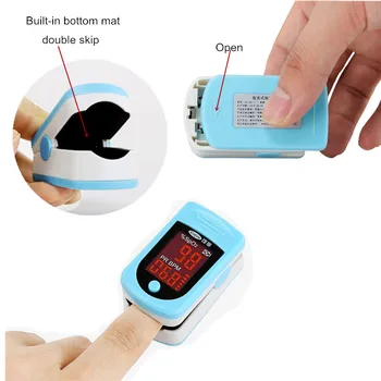 Cofoe OLED Piršto Patarimas pulse Oximeter kraujo deguonies įsotinimo Monitorius LED Virvelę SpO2 Impulsų dažnis Širdies ritmo Monitorius