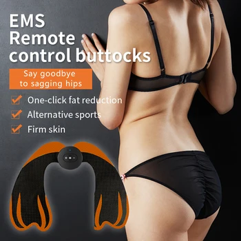 Elektros Belaidžio Sėdmenų Klubo Treneris Pilvo ABS Stimuliatorius Fitnes Body Slimming Massager Exerciser su Nuotolinio Contrtol