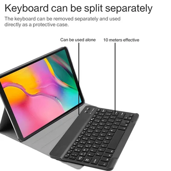 Bluetooth keyboard case for Samsung Galaxy Tab S5E 2019 Atveju 10.5