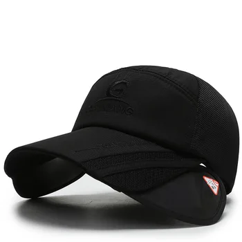 Beisbolo kepuraitę Snapback skrybėlės naujausi vyrų ir moterų mados laukinių lauko vasaros žvejybos skydelis pull-out pastogės cokolis