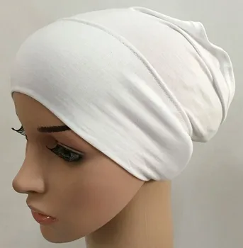 (50 vnt/lot), musulmonas, medvilnės Vamzdis Kepurės islamo Skrybėlę UnderScarf variklio Dangčio BD222