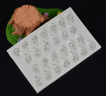 Cukraus Abėcėlė Silikono Formos Šokolado Laišką Pelėsių Balionas Laišką Pelėsių Tortas Pelėsių K260