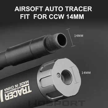 Dažasvydis Airsoft Bandomųjų Lengvesni CCW kaip 14mm su Duslintuvas 5.2 Fotografavimo Karinės Armijos Medžioklės Įrankių BB Auto Bandomųjų