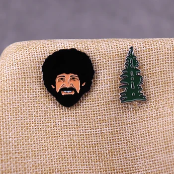 Ross ir Happy Tree Pin Rinkinys
