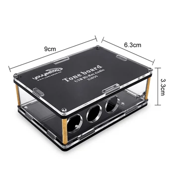 Atveju Khadas Tonas Valdybos ES9038Q2M USB DAC Hi-Res Audio Vystymo Lenta su XMOS XU208-128-QF48