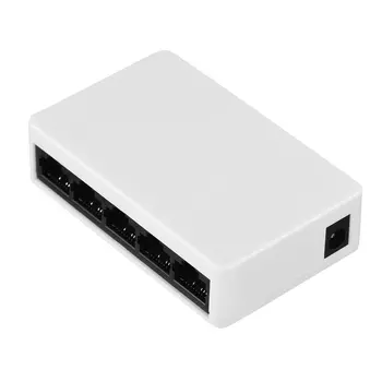 Desktop Switch Switcher Rj45 Lan Splitter Hub 5-port Fast Ethernet 10/100mbps Tinklo Jungiklis /
