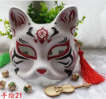 Nauja Japonų Privačių Fox Mask Rankomis dažyti Kačių Natsume ' s Knyga Draugų Plaušienos Fox Mask