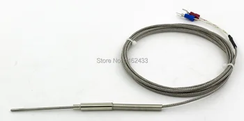 FTARP08 K, J tipo 2m metalo atrankos kabelis 50mm lankstus zondas termopora temperatūros jutiklis