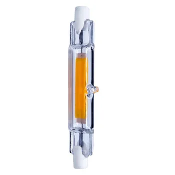 Stiklas led lemputė R7S šviesos diimmable 5w 10w 78mm 118mm RX7S R7S led vamzdis šviesos J78 J118 halogeninės lempos, kintamoji srovė 220-240V