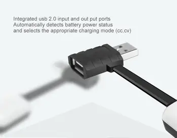 A10 18650 Akumuliatorių Įkroviklis Li-ion Baterijos Daugiafunkcį Magnetinio USB Įkroviklis Įkrovimo/Iškrovimo Galia Banko Xiaomi
