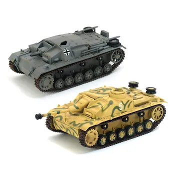 Iš anksto pastatytas 1/72 mastelis StuG III Ausf. C/G Vokietijos šarvuotos kovinės transporto priemonių II Pasaulinio Karo hobis kolekcines baigė plastikiniai modelis