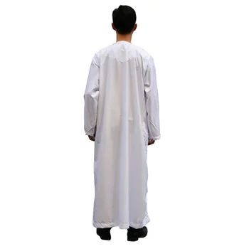 (12 vnt/daug) 2019 naujausias dizaino aukštos kokybės musulmonų vyrų thobes islamo apranga vyrams abayas YM052