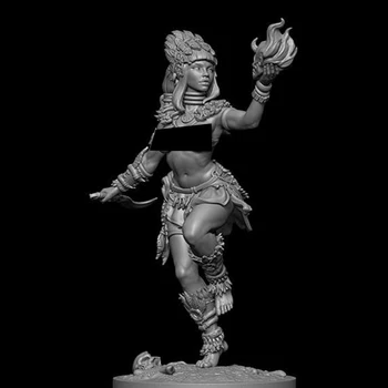 1/24 senovės fantazijos moteris kariai stovi Dervos pav Modelis rinkiniai Miniatiūriniai gk Unassembly Unpainted