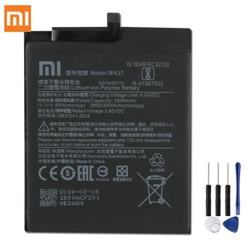 Originalus Xiaomi BN37 Bateriją Už Xiaomi Redmi 6 6A Redmi6A 2900mAh Didelės Talpos Telefono Bateriją Nemokamai Įrankiai