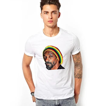 Snoop Doggy Dogg tshirts Vyrų Snoop Lion Raper Baltas Vyras marškinėliai 2019 Estetinės Tumblr Grafinis Harajuku Print T marškinėliai Topai