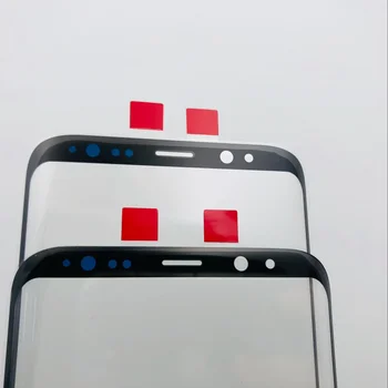 Pakeitimo Išorės Stiklo Samsung Galaxy S8 G950 G950F SM-G950F LCD Ekranas Jutiklinis Ekranas, Priekinis Stiklas Išorės Objektyvas S8