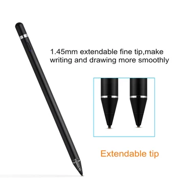 Universalus Capacitive Stylus Aktyvus Touch Pen Mobiliojo Telefono, Planšetinio KOMPIUTERIO, Piešimo, Tapybos Smart Pieštukas