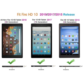 Visiškai Naujas Amazon Fire HD 10 Tabletė Atveju Suaugusiems ir Vaikams ,lengvas Šoko Įrodymas Galinį Dangtelį Tablečių, EVA Medžiagos