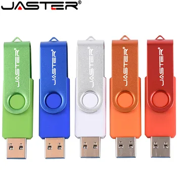 JASTER Sukimosi USB Flash Drive, Metalo Pen Drive 16GB 32GB Usb Stick 4GB 8GB 64GB 128GB 256 GB Pendrive usb Atmintinė