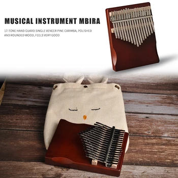 17 Klavišus Kalimba Muzikos Instrumentas, Pušies Medienos Nykščio Piršto Fortepijonas Afrikos Sanza Mbira Pradedantiesiems Vaikų Muzikos Mėgėjams Dropshipping