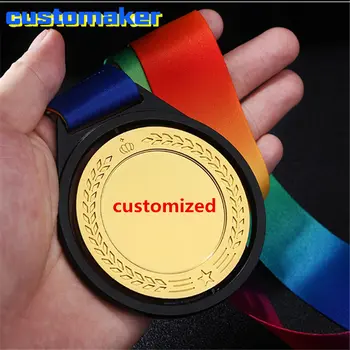 10vnt Pigūs Custom Metalo Pasukti Medallion Medalis Emblema pėsčiųjų apdovanojimai sporto suvenyrų asmeninį Prizą Džiaugtis, UV spausdinimas