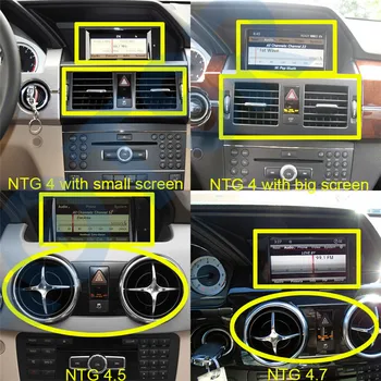 Android 10.0 Automobilių DVD Grotuvas automobilių gps navigacija Mercedes-Benz GLK GLK-Klasė X204 2008-2010 vaizdo radijo galvos vienetas media player