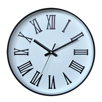Romėniškais Skaitmenimis Kūrybos Išjungti Modernaus Dizaino Sieninis Laikrodis Tylus, Laikrodžiai, Namų Virtuvė, Gyvenamasis Kambarys Dekoro baterijomis