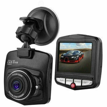2,4 Colių HD 1080P Automobilių Kameros Brūkšnys Cam DVR Vaizdo įrašymo su Naktinio Matymo Automobilių Fotoaparatas
