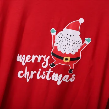 Emmababy 2VNT Nustatyti Šeimos Atitikimo Kalėdų Pižama Rinkiniai Medvilnės Mama, Tėtis, Vaikai Dovanų Sleepwear naktiniai drabužiai