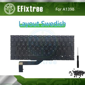 Visiškai Naujas švedų A1398 Klaviatūra, Skirta Macbook Pro 15 