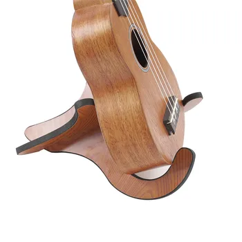 Nešiojamų Ukulėle Stovi Mediniai Sofos Turėtojas Išardomi Vertikalus Gitara Mandolinos Smuikai Bass Stendas Stovo Accessori