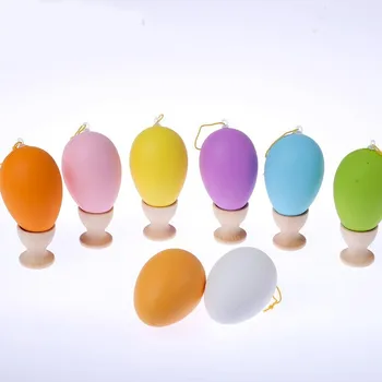 7cm plastiko Velykų paniting kiaušiniai apdaila 