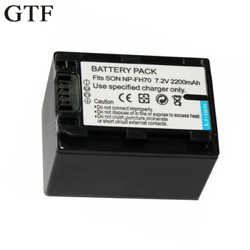 GTF NP-FH70 NP FH70 NPFH70 Li-ion daugkartinio Įkrovimo Baterija HDR-CX230 HDR-CX150E HDR-CX170 CX300 FH50 FH60 NP-FH30 Baterija