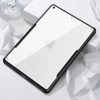 Prabanga Case For iPad 2 Oro Modelio A1566 A1567 Lengvas Padengti Absorbuoti Smūgį Lankstus TPU Oro Pagalvės Krašto Apsaugos Aiškiai