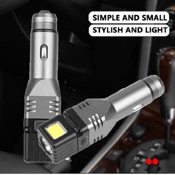 Aukštos Kokybės Aliuminio Automobilinis Įkroviklis Led Žibintuvėlis XP-G Q5 COB Avarinio Apšvietimo Lemputė Degiklį integruota Įkraunama Baterija Žibintų