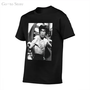 Mados laisvalaikio Originalus Bruce Lee medvilnės grafinis t marškinėliai žmogus t-shirt 2020 m.