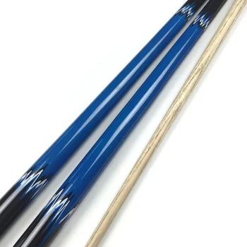 Aukštos kokybės mėlynos 9.5 mm Biliardas Baseinas, biliardo lazdos, 1/2 padalinti Bendrą snukerio lazdos odos wrap ir kaučiuko medžio Biliardo aksesuarai