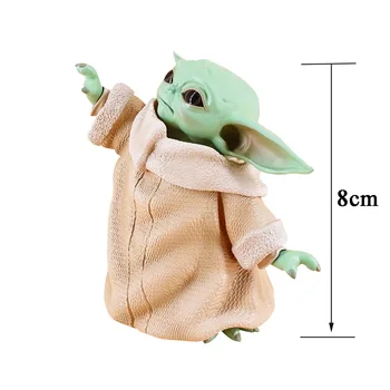 Naujų Žvaigždžių Karai Kūdikių Yoda Veiksmų Skaičius, Žaislų Modelis Grogu Anime Kolekcija Pvc Žaislai, Lėlės Dovana Vaikams Yoda Kūdikių