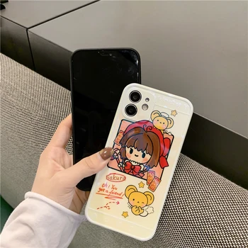 Luxury In Cute Anime Sailor Moon Soft Case For iPhone 12 11 Pro Max XR XS X 7 8 Pridėjus Naujus Mėlynos Šviesos Blizgus Silikono Telefono Dangtelį