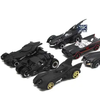 6PCS/Sset Batmobile Lydinio Automobilio Modelį Žaislinių Transporto priemonių Derinys Vaikų Automobilių Žaislų Rinkinys