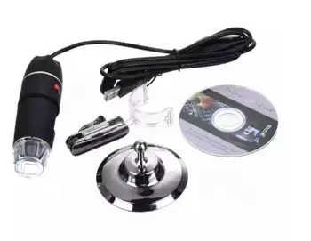 USB Elektroninių Kišeninis Mikroskopas su LED Apšviestas 1000X Skaitmeninis Didinamojo Stiklo Papuošalai, Monetos Nustatyti