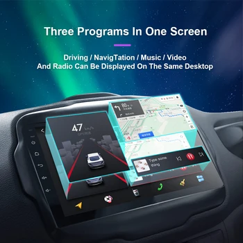 OKNAVI 4G+64G Android 9.0 Automobilio Vaizdo Grotuvas, Mercedes Benz Smart Fortwo 2011-m. 