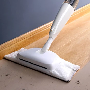 Spray Mop Grindų su Daugkartinio naudojimo Mikropluošto Šluostės 360 laipsnių rankena Mop Namų Virtuvės, Vonios grindų valymo Vonios priemonės