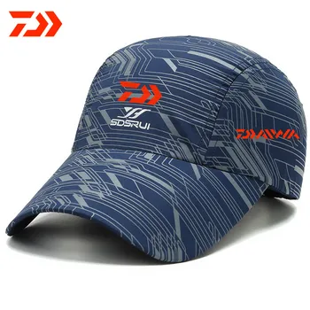 2021 Daiwa Žvejybos Kepurės skėtį nuo saulės Anti-UV Apsauga nuo Saulės, Skrybėlės Orui Reguliuojamas Lauko Veikia Žygiai Sporto Golf Akių Bžūp