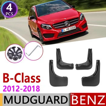 Mudflap Mercedes Benz B Klasė B-Klasės W246 2012~2018 Sparnas sparnų Skydeliai Purvasargių Priedai 2013 2016 2017