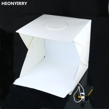 40 x 40 x 40 cm Foto Studija Lauke Fotografijos Fone įmontuotą Šviesos Photo Box Mažai Daiktų Fotografija Box Studija Priedai