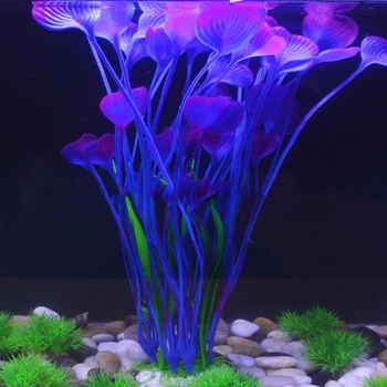 Didelis Akvariumas Augalai, Dirbtinės Plastikinės Aukštos Modeliavimas Vandens Žolės Žuvų Bako Apdailos Ornamentu Saugaus už Visų Žuvų