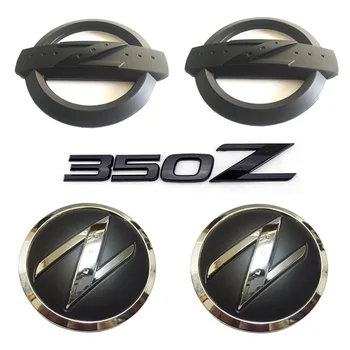 1 Rinkinys(5x) 3D 350 Z Simboliu, Automobilis, Auto Priekinė Užpakalinė Kūno Emblema Ženklelio Lipdukai